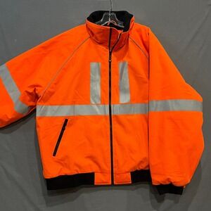 WearGuard Aramark Hi-Vis 3 Season Jacket Orange Mens 3XL Reflective Class 2
